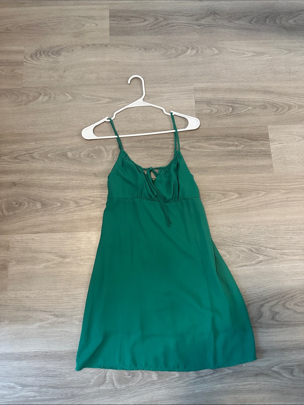 Lulu's Emerald Green Mini Dress